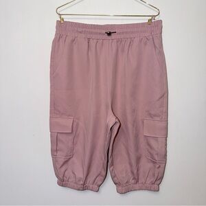 Pink Cargo Summer Pants